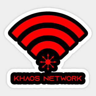 Khaos Network (Red) Sticker